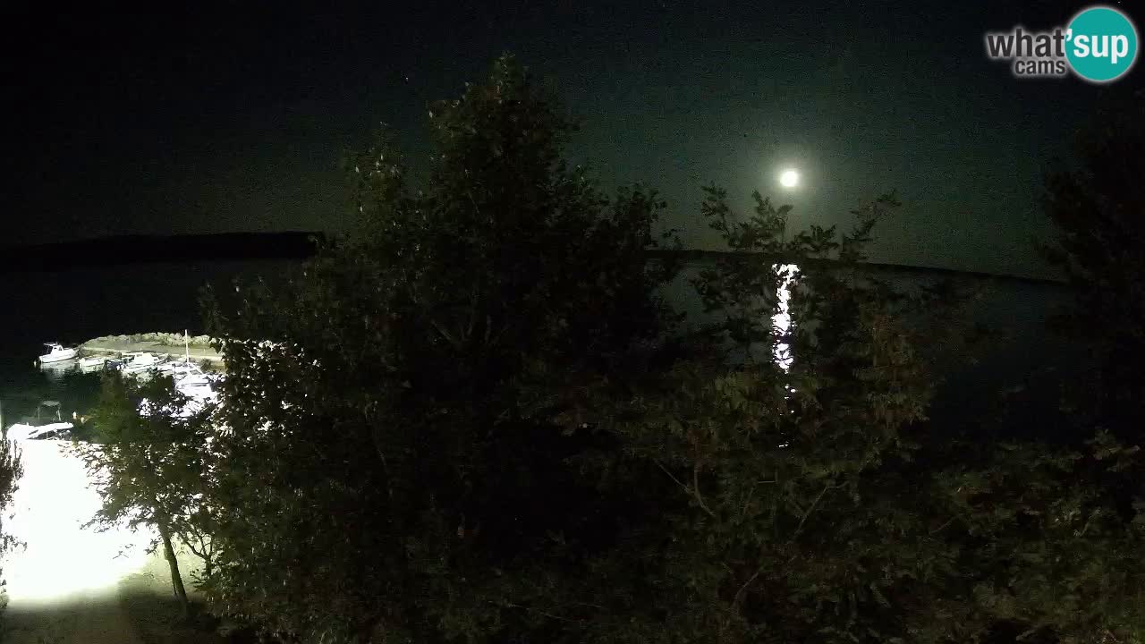 Camping Odmoree live webcam Ražanac – Dalmatien