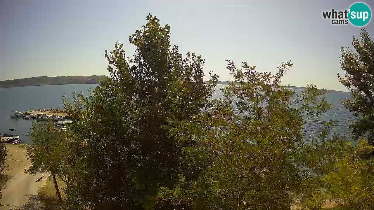 Camping Odmoree live webcam Ražanac – Dalmatien