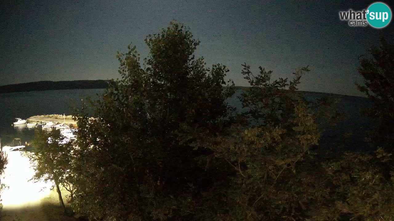 Camping Odmoree live cam Ražanac – Dalmatie