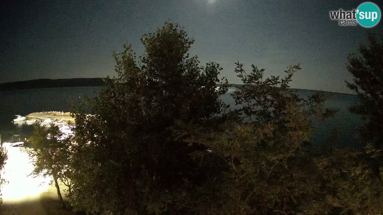 Camping Odmoree camera en vivo Ražanac – Dalmacia