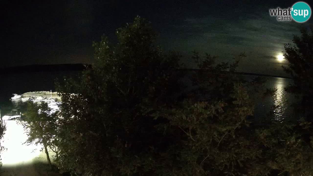 Kamp Odmoree spletna kamera Ražanac – Dalmacija