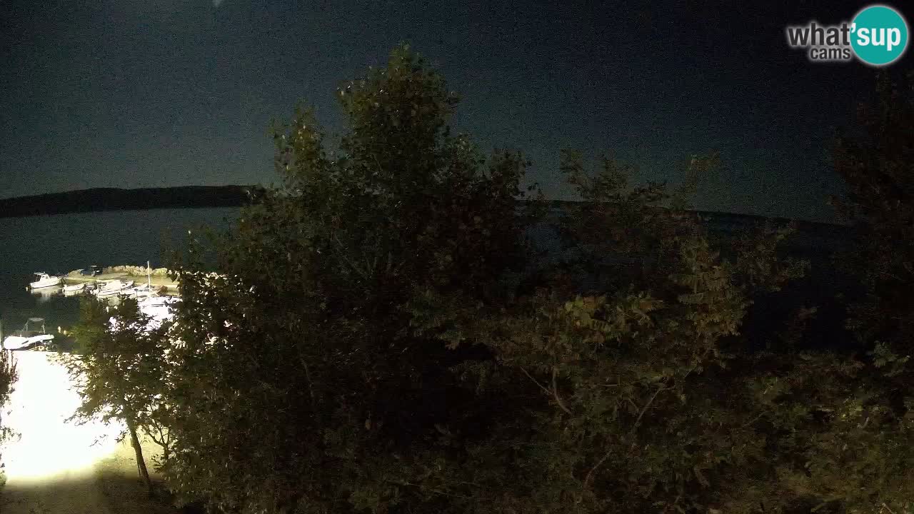 Kamp Odmoree spletna kamera Ražanac – Dalmacija