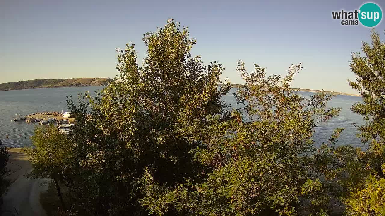 Camping Odmoree live webcam Ražanac – Dalmatien