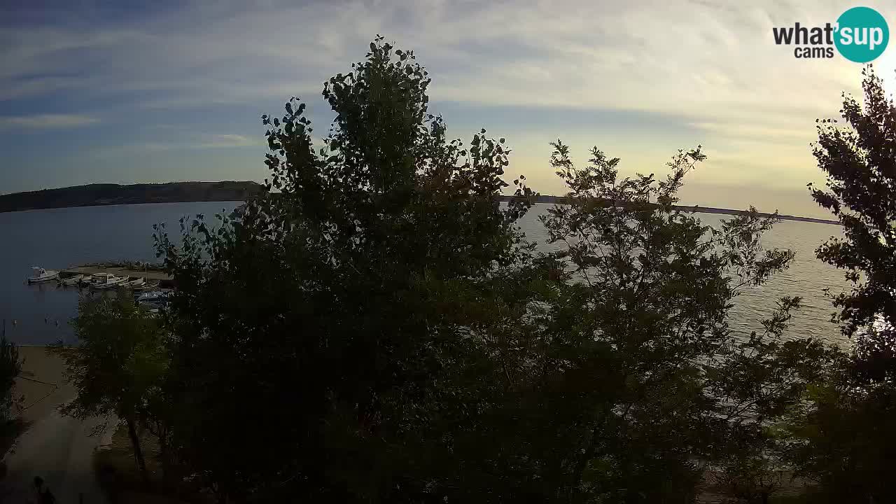 Camping Odmoree webcam Ražanac – Dalmatia