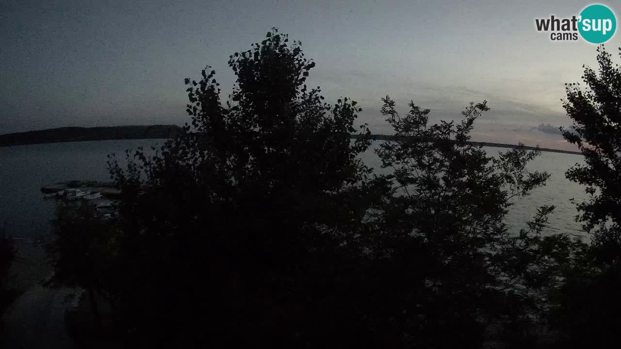 Camping Odmoree camera en vivo Ražanac – Dalmacia