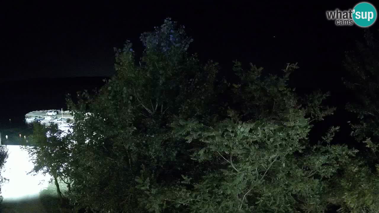 Camping Odmoree camera en vivo Ražanac – Dalmacia
