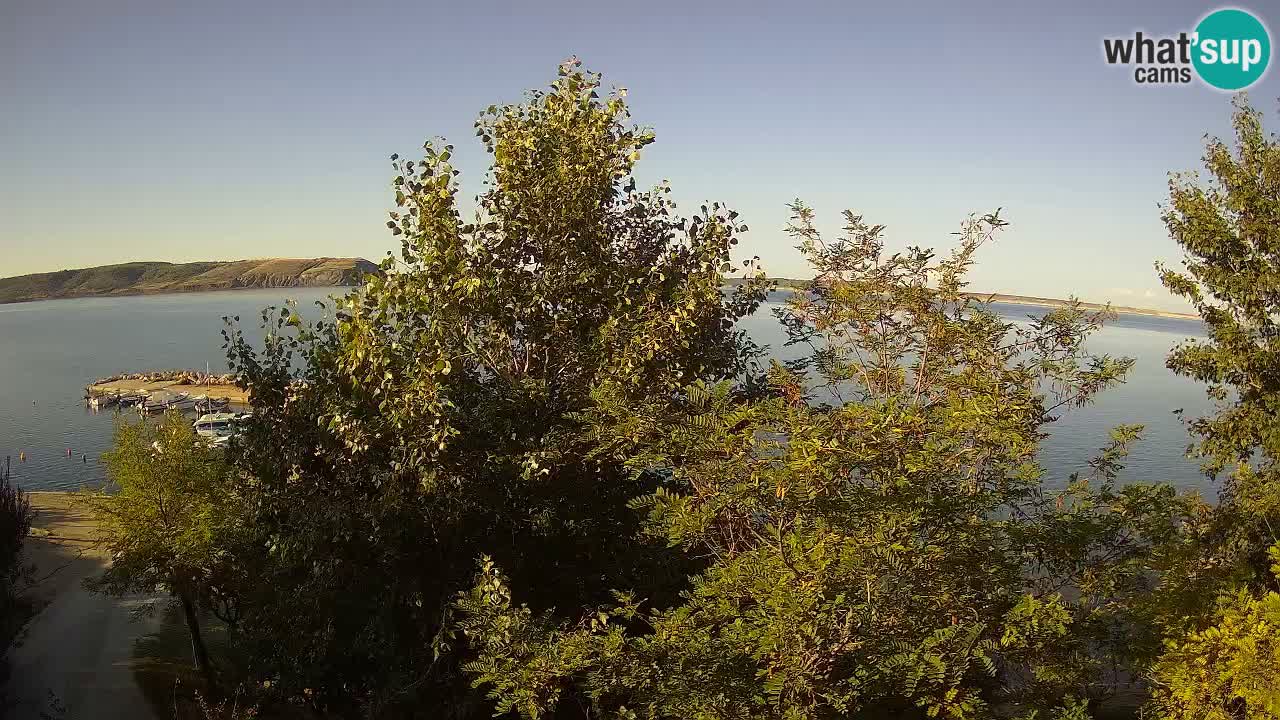 Camping Odmoree live webcam Ražanac – Dalmatien