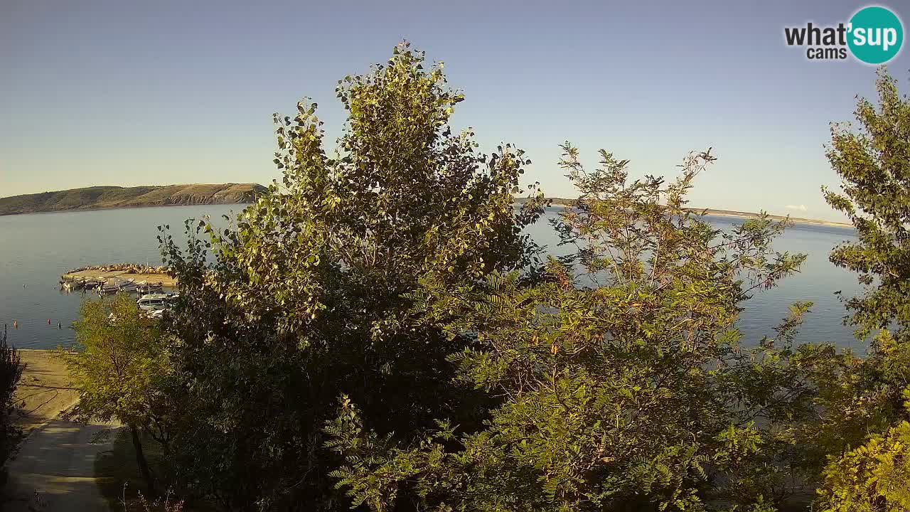 Camping Odmoree live cam Ražanac – Dalmatie