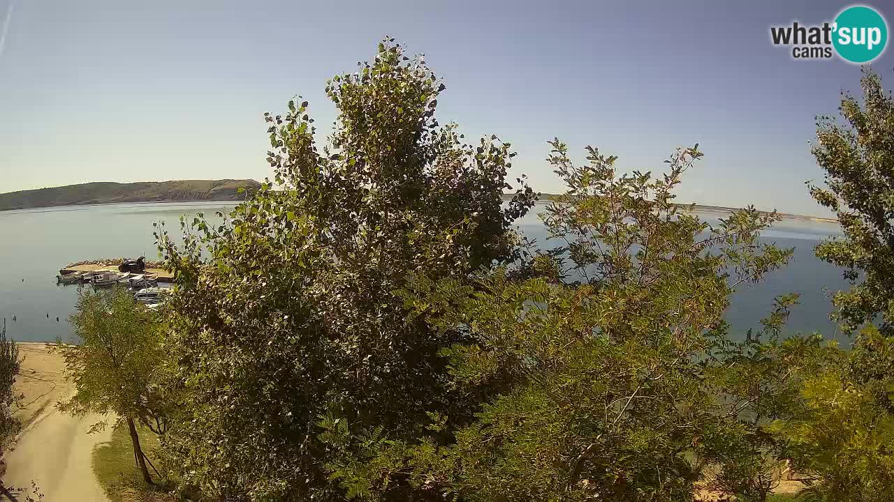 Camping Odmoree live webcam Ražanac – Dalmatien