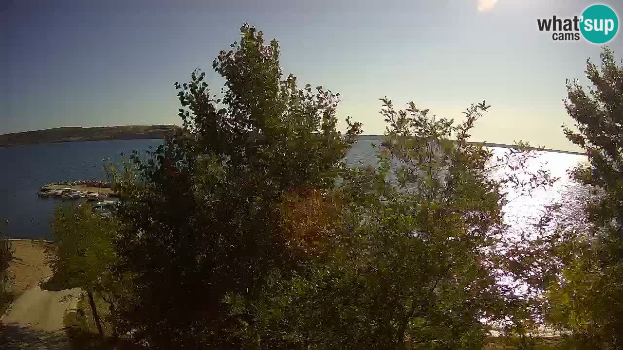 Camping Odmoree live webcam Ražanac – Dalmatien