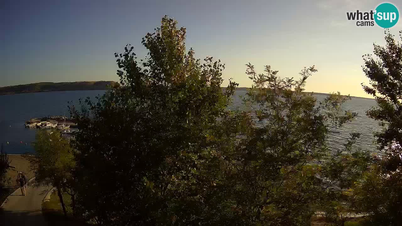 Camping Odmoree camera en vivo Ražanac – Dalmacia