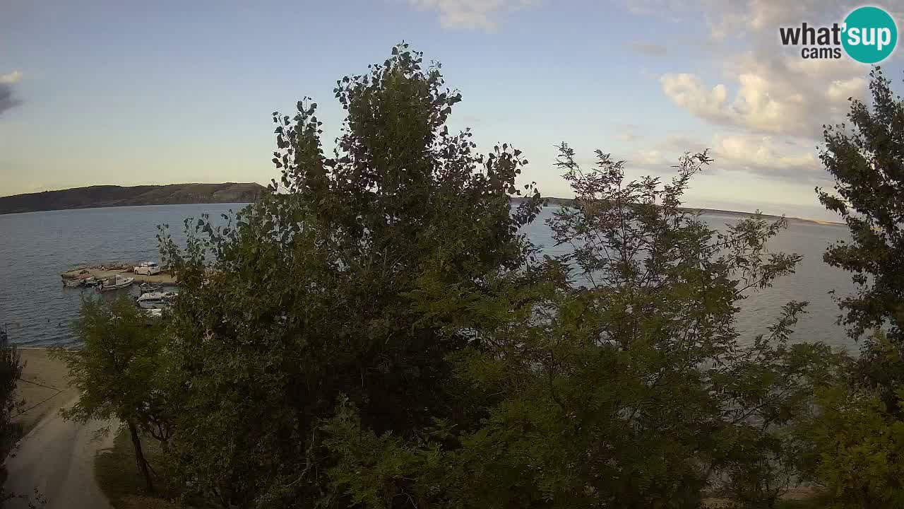 Camping Odmoree live cam Ražanac – Dalmatie