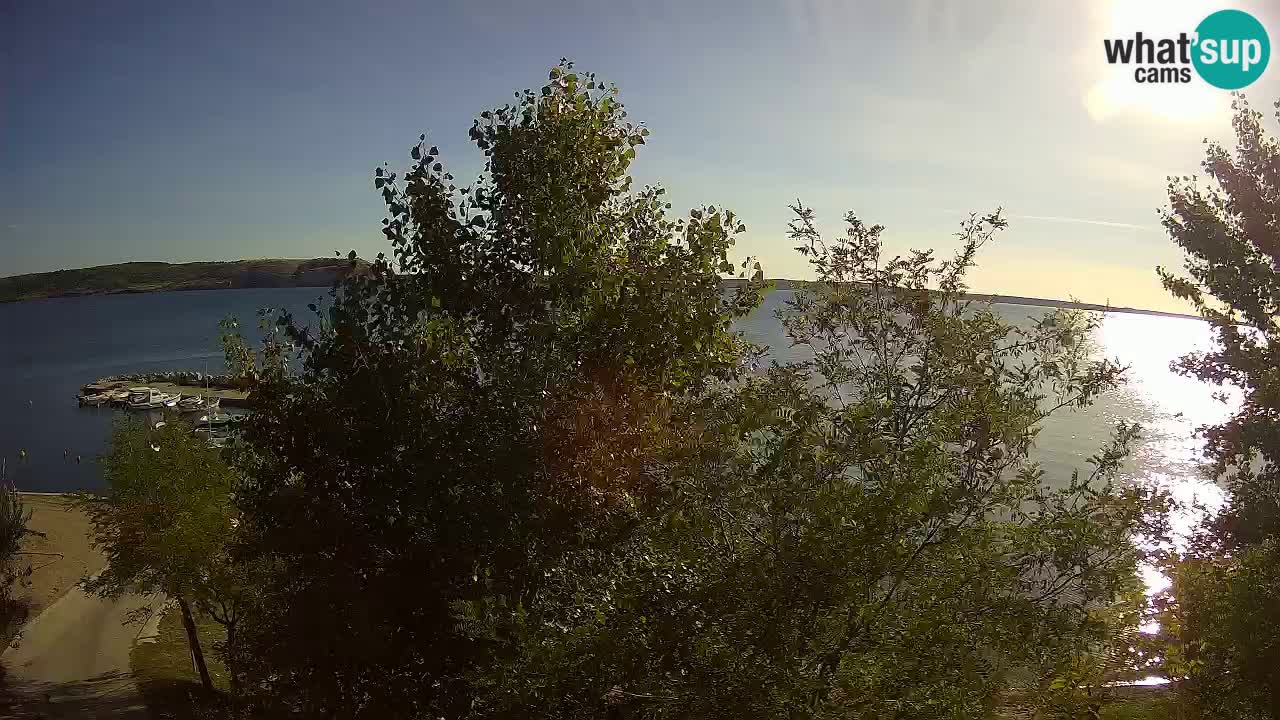 Camping Odmoree web kamera Ražanac – Dalmacija