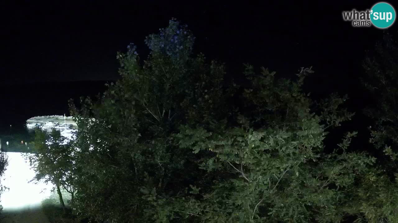 Camping Odmoree camera en vivo Ražanac – Dalmacia