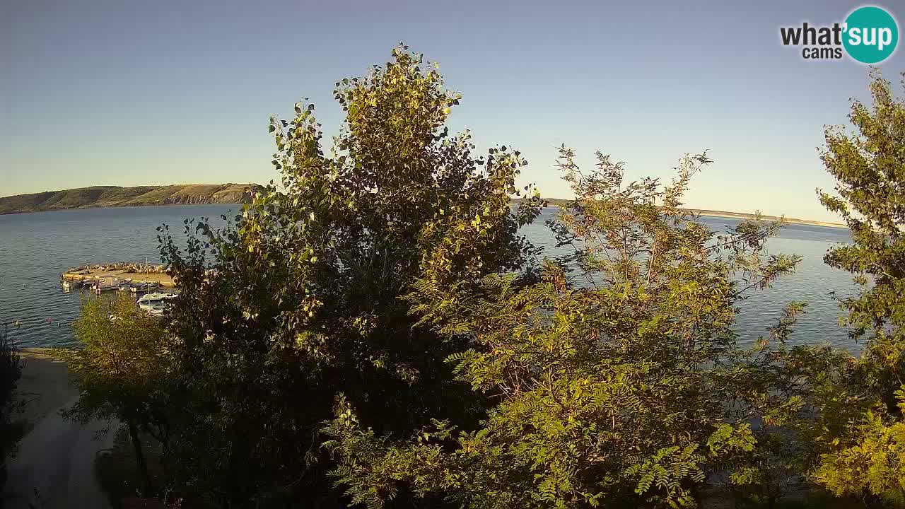 Camping Odmoree webcam Ražanac – Dalmatia