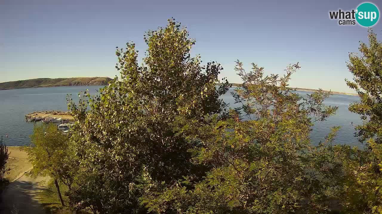 Camping Odmoree live webcam Ražanac – Dalmatien