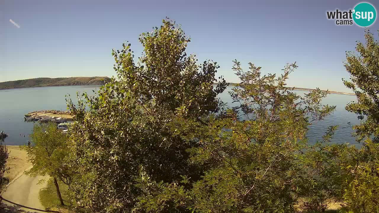Camping Odmoree live webcam Ražanac – Dalmatien