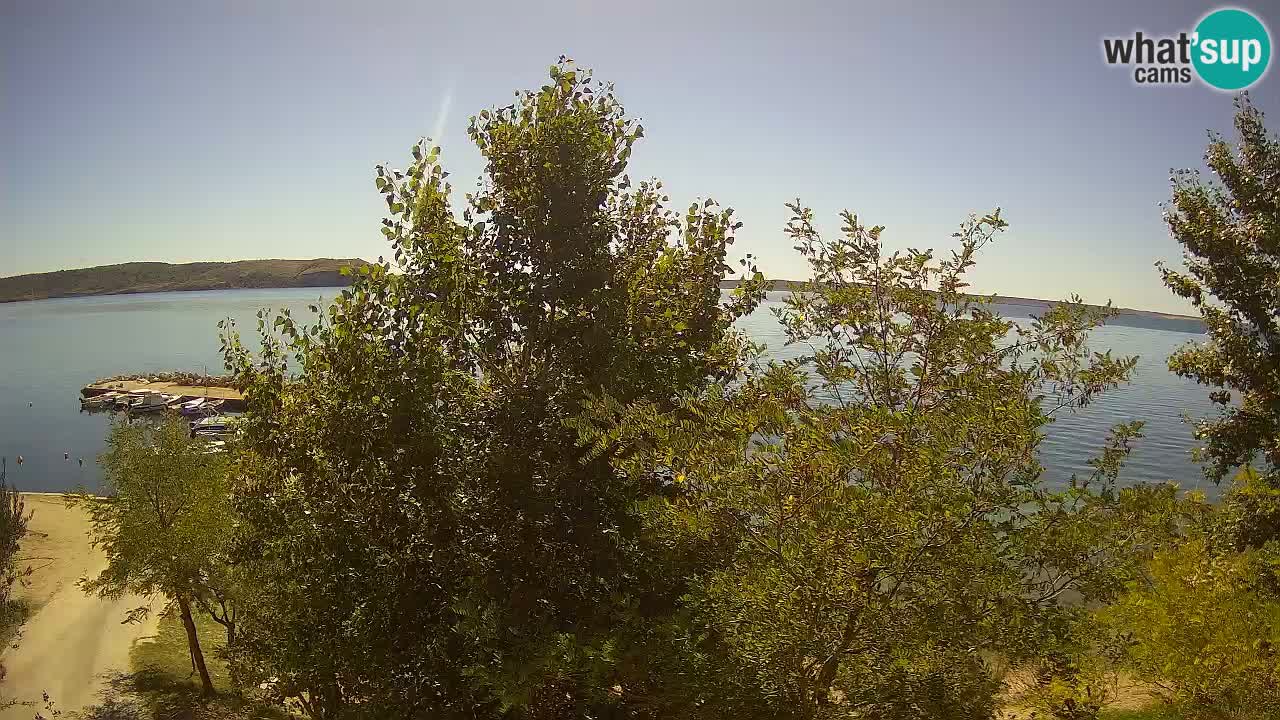 Camping Odmoree webcam Ražanac – Dalmatia