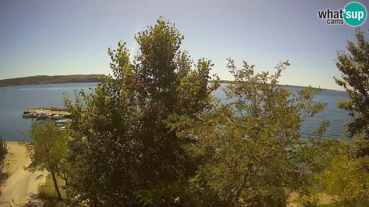 Camping Odmoree webcam Ražanac – Dalmatia