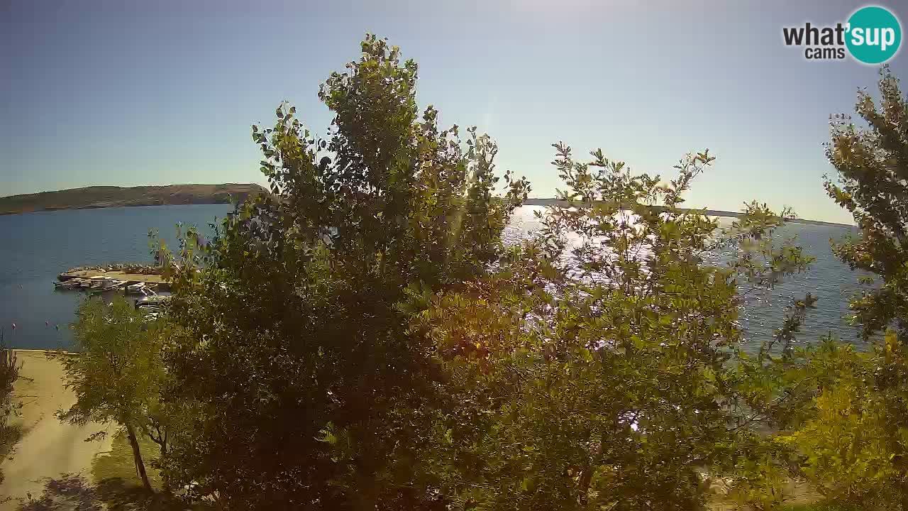 Camping Odmoree live webcam Ražanac – Dalmatien