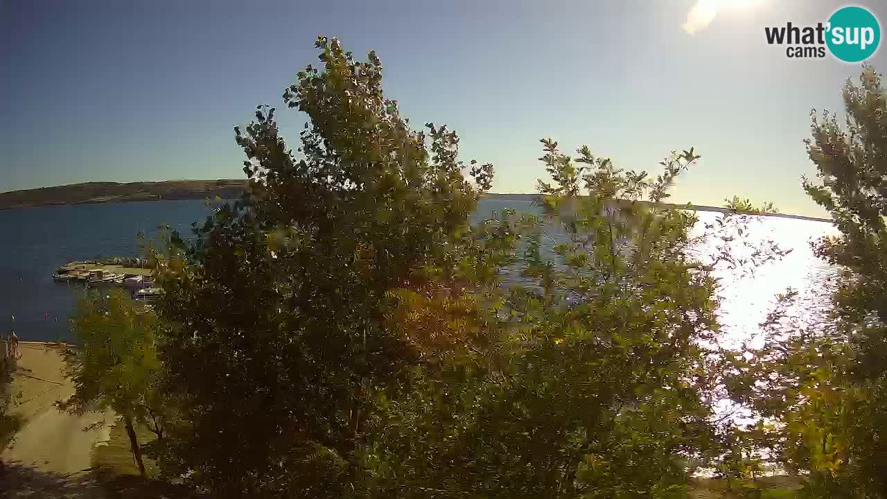Camping Odmoree live webcam Ražanac – Dalmatien