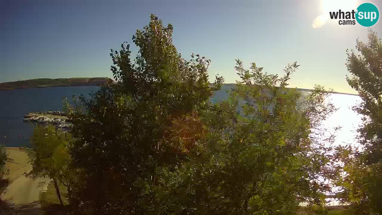 Camping Odmoree web kamera Ražanac – Dalmacija