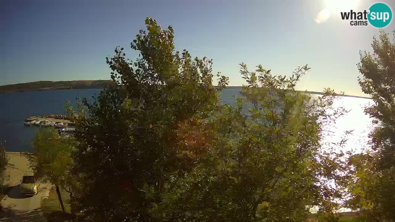 Camping Odmoree live webcam Ražanac – Dalmatien