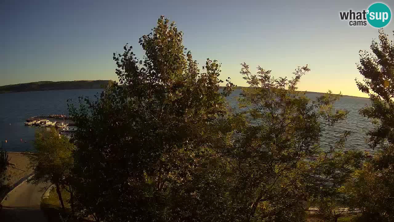Camping Odmoree live webcam Ražanac – Dalmatien