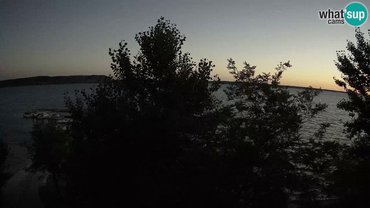 Camping Odmoree webcam Ražanac – Dalmatia