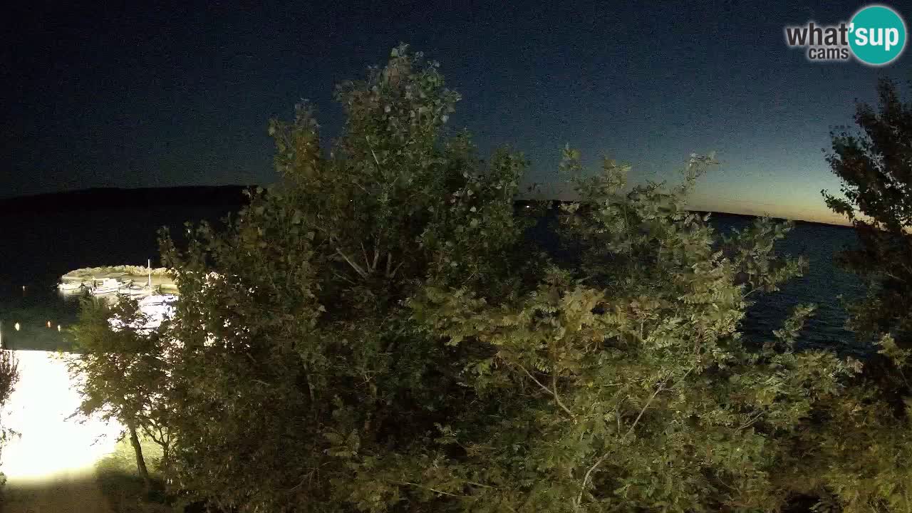 Camping Odmoree live cam Ražanac – Dalmatie
