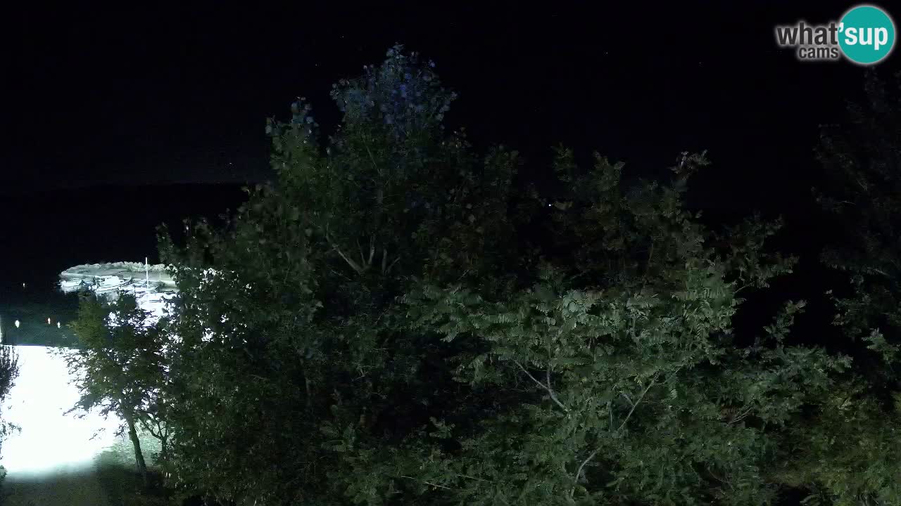 Camping Odmoree webcam Ražanac – Dalmatia