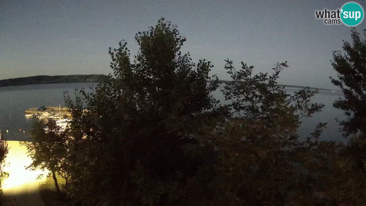 Camping Odmoree camera en vivo Ražanac – Dalmacia