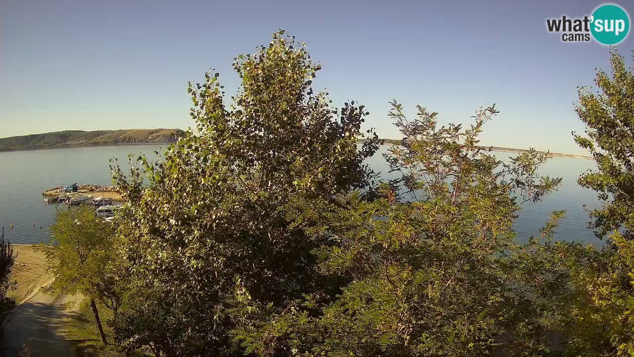 Camping Odmoree camera en vivo Ražanac – Dalmacia