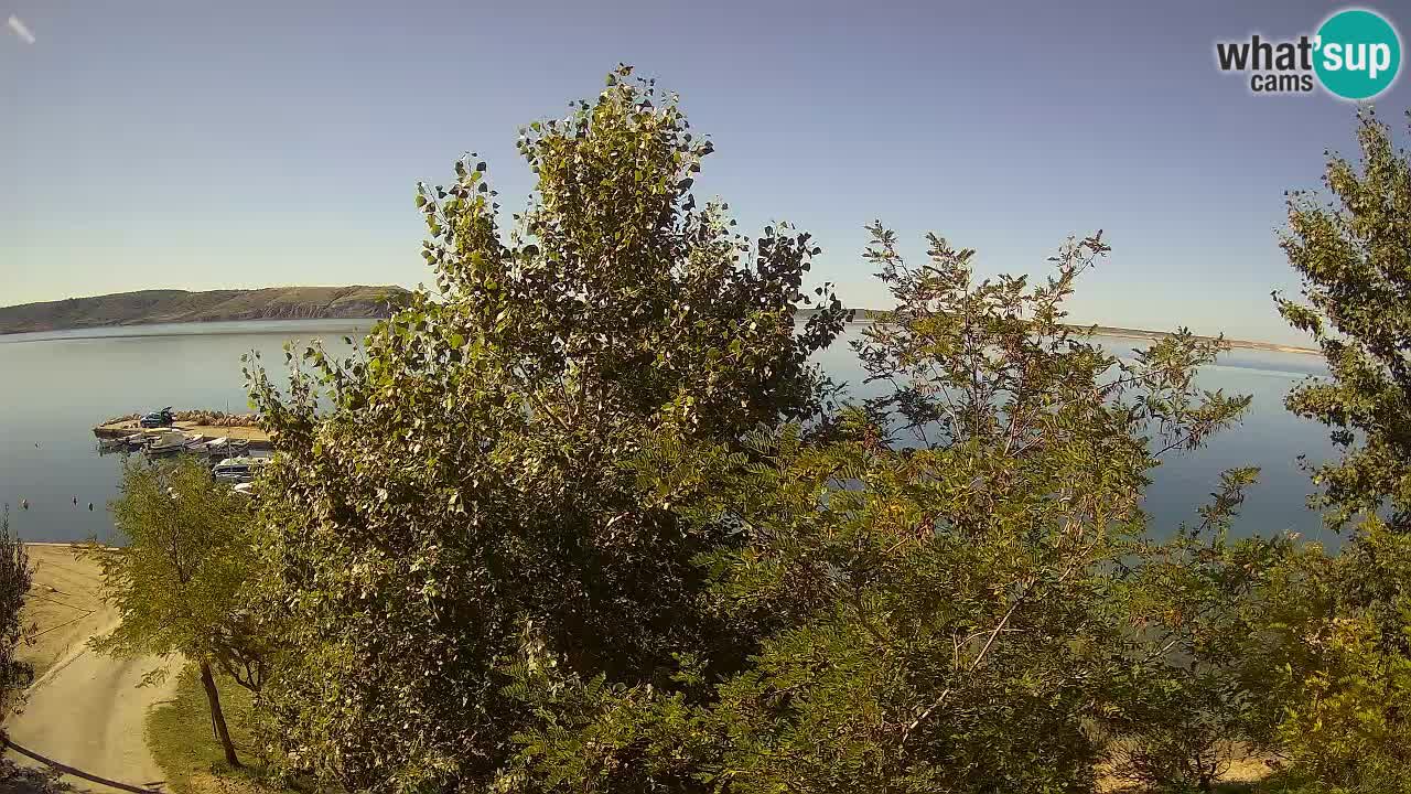 Camping Odmoree live webcam Ražanac – Dalmatien