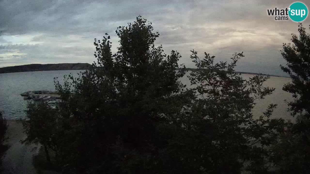 Kamp Odmoree spletna kamera Ražanac – Dalmacija
