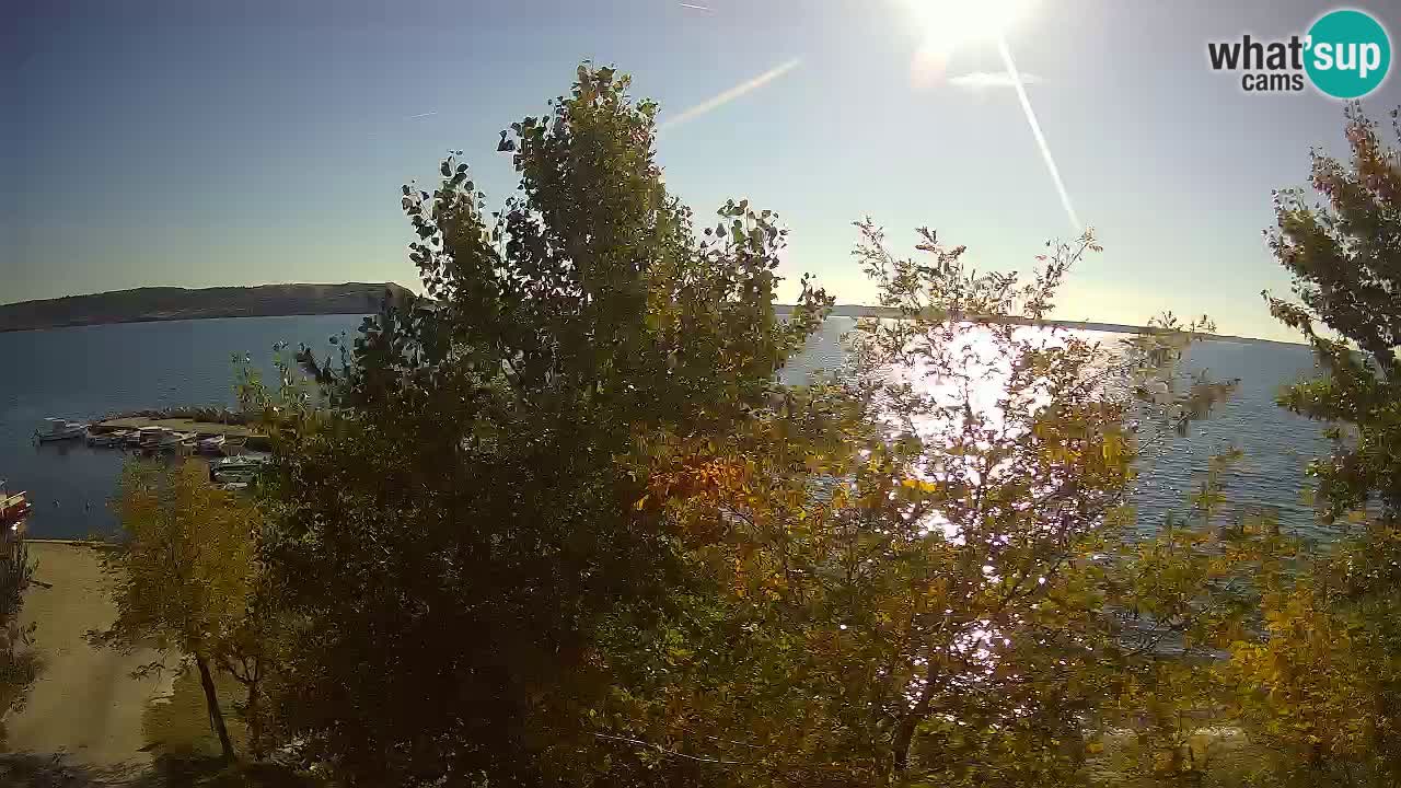 Camping Odmoree camera en vivo Ražanac – Dalmacia