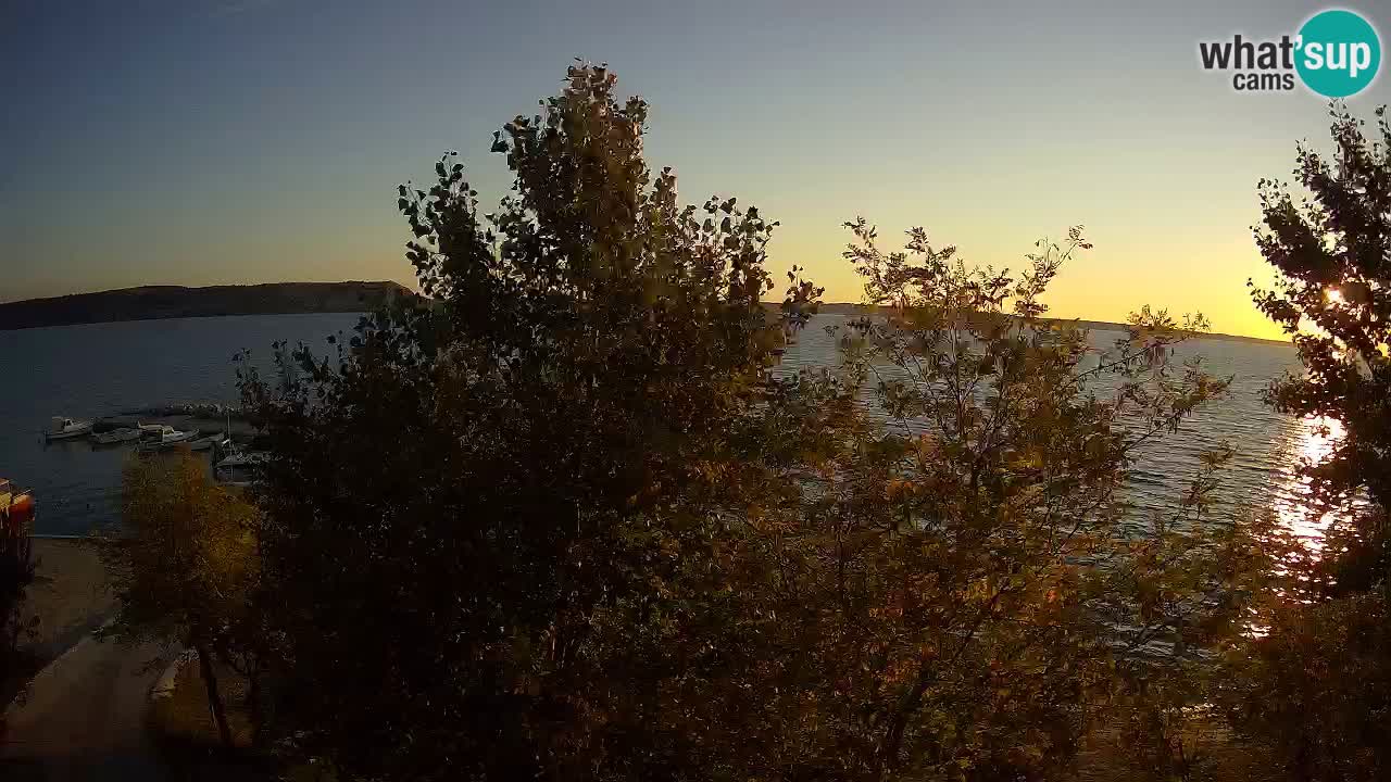 Camping Odmoree camera en vivo Ražanac – Dalmacia