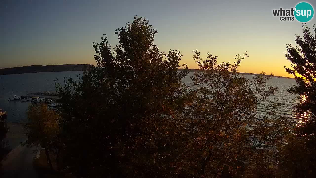 Camping Odmoree live cam Ražanac – Dalmatie