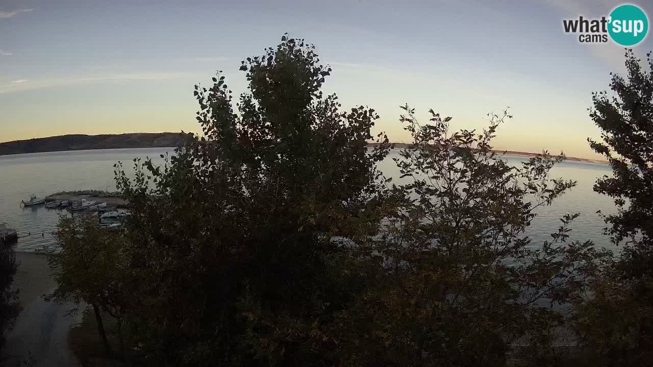 Camping Odmoree live webcam Ražanac – Dalmatien