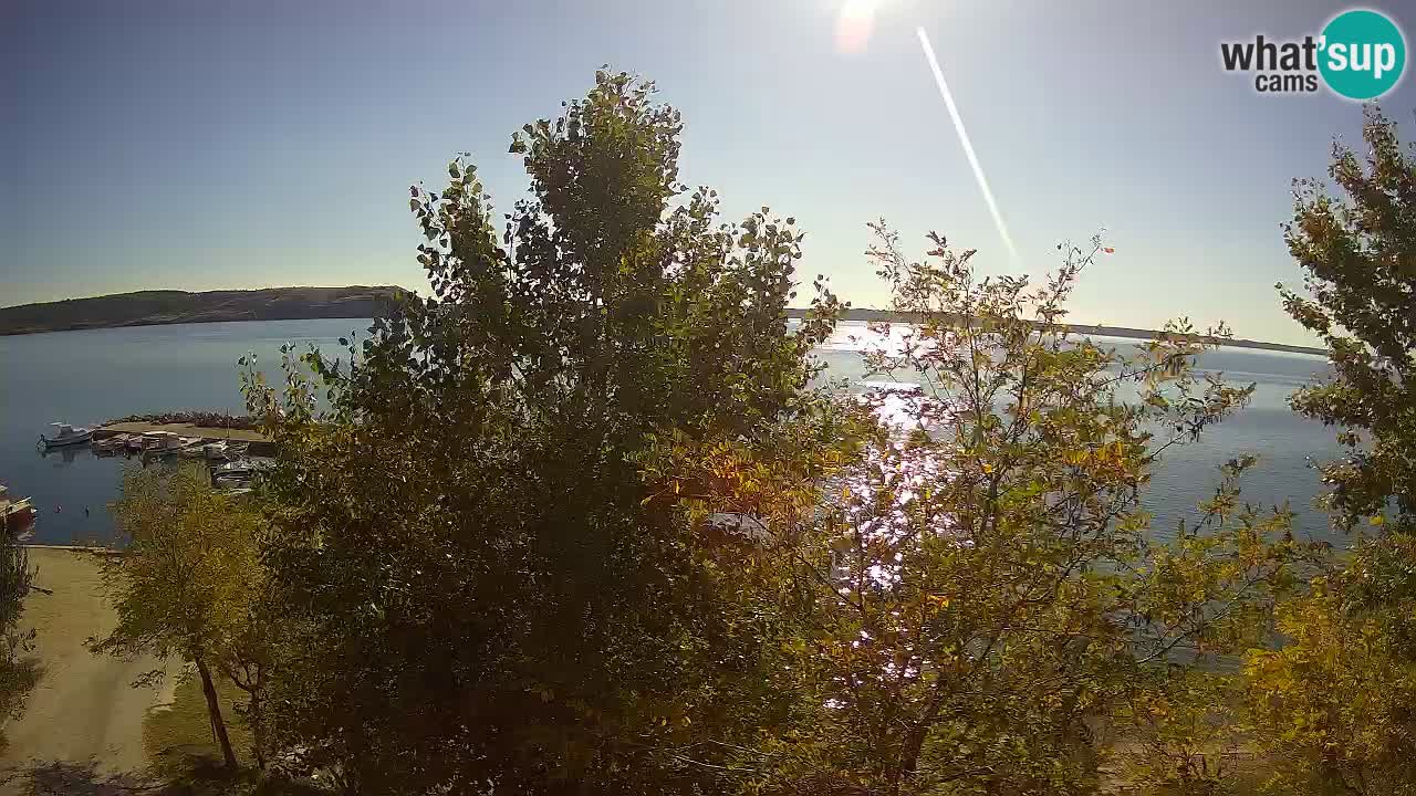 Camping Odmoree live webcam Ražanac – Dalmatien