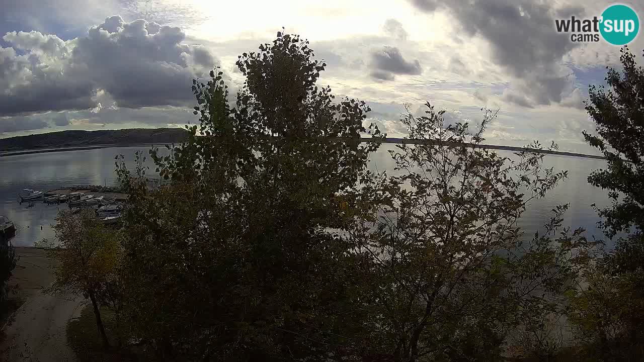 Camping Odmoree live webcam Ražanac – Dalmatien