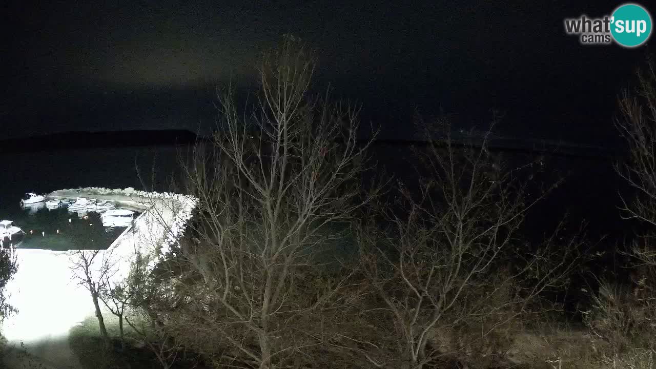 Camping Odmoree live webcam Ražanac – Dalmatien