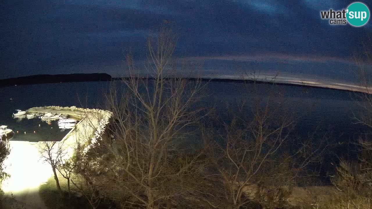 Kamp Odmoree spletna kamera Ražanac – Dalmacija