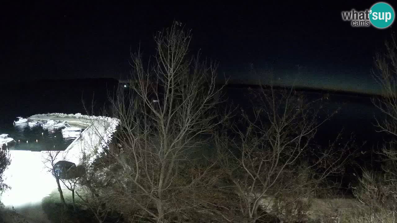 Camping Odmoree camera en vivo Ražanac – Dalmacia