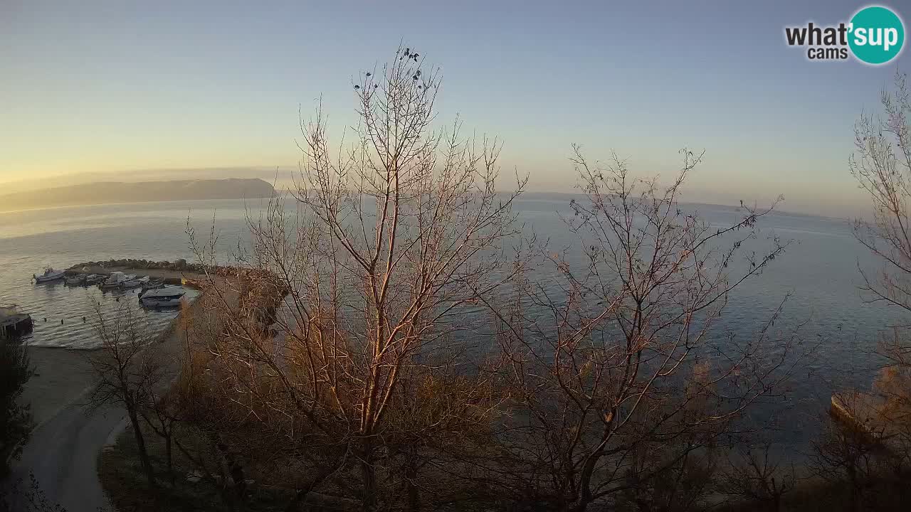 Kamp Odmoree spletna kamera Ražanac – Dalmacija