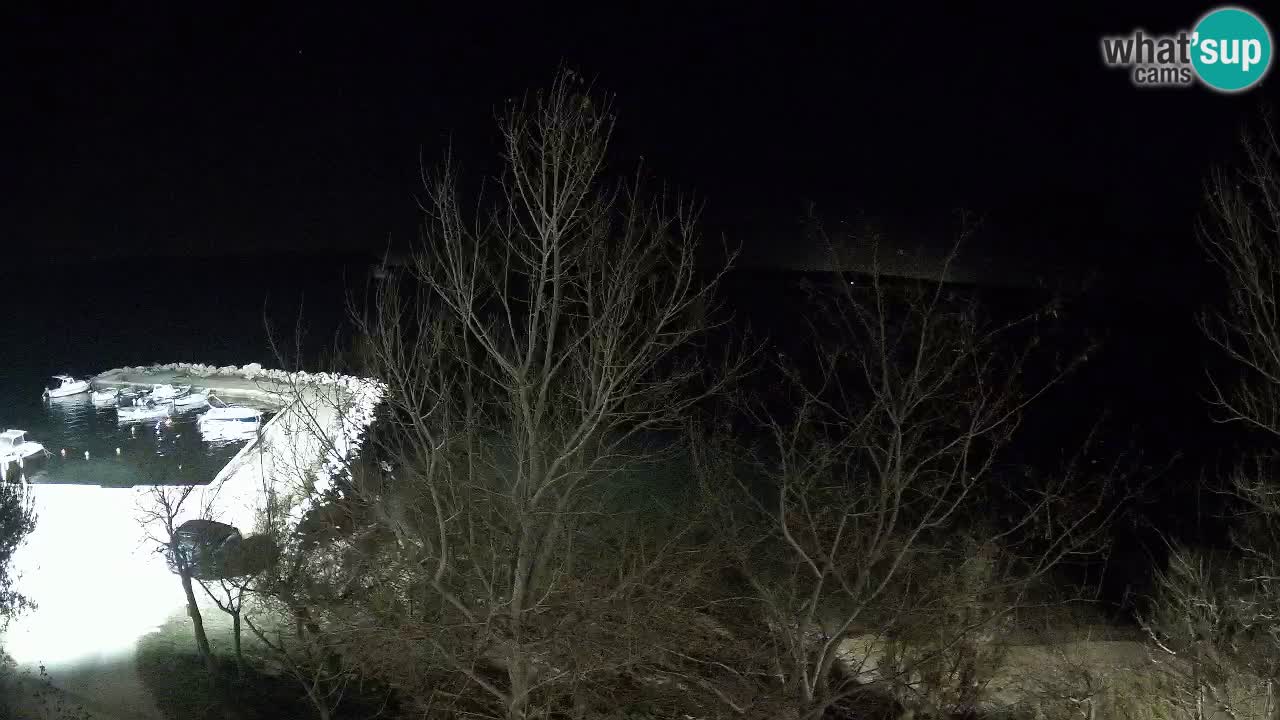 Camping Odmoree live webcam Ražanac – Dalmatien