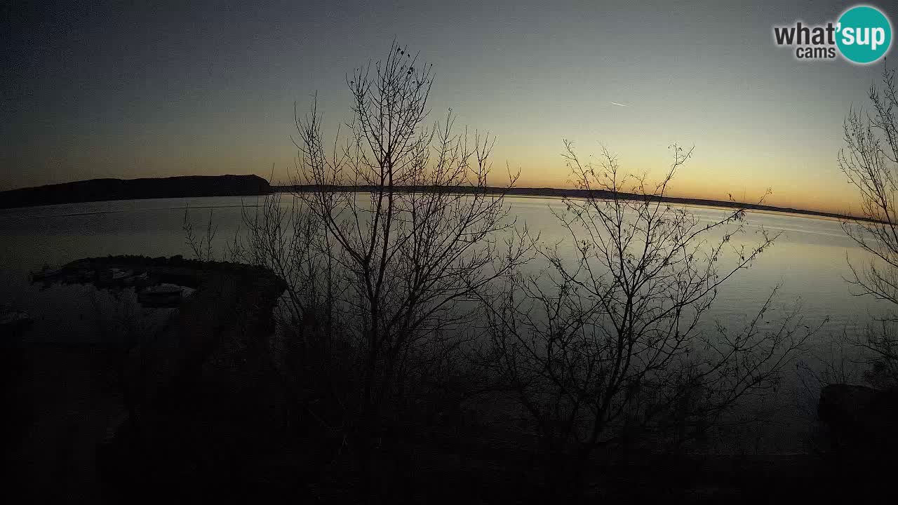 Kamp Odmoree spletna kamera Ražanac – Dalmacija