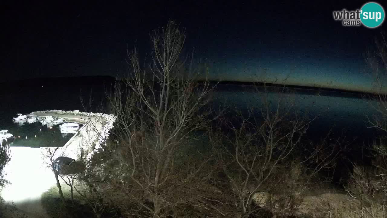 Camping Odmoree camera en vivo Ražanac – Dalmacia