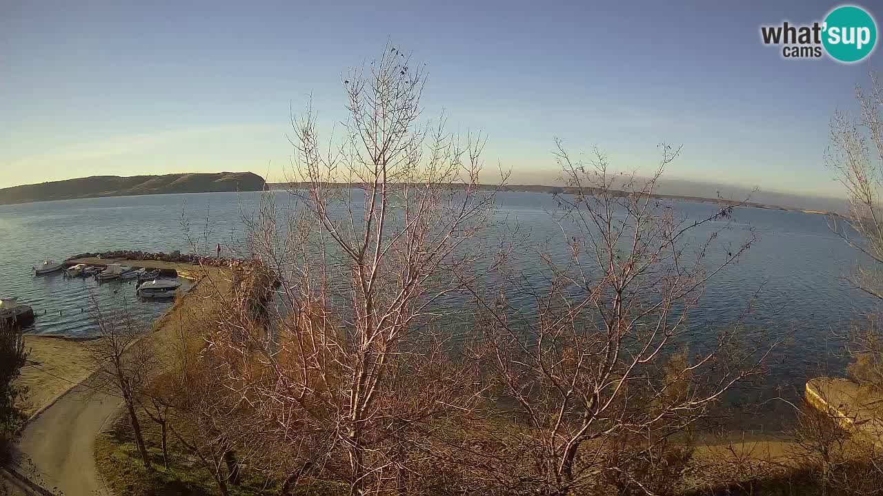 Camping Odmoree camera en vivo Ražanac – Dalmacia