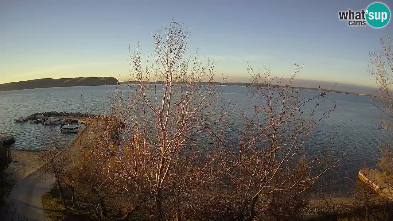 Camping Odmoree camera en vivo Ražanac – Dalmacia